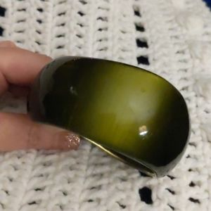 Vintage Olive Green Bangle